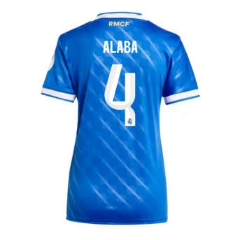 Real Madrid David Alaba #4 Maglia Gara Terza Repliche 2025-26 Donna Maniche Corte